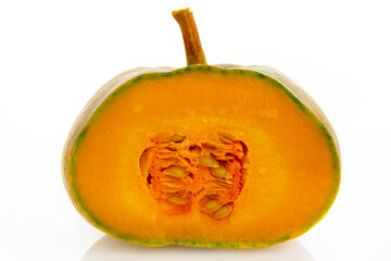 Fresh pumpkin in white background
