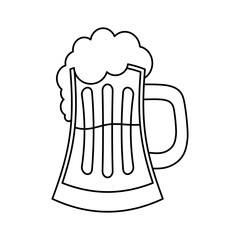 saint patrick celebration beer jar