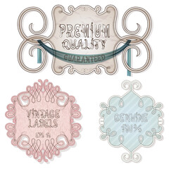 vintage labels