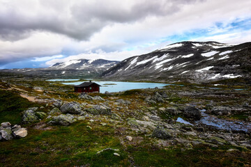 Norway, raw nature in the mountains, central Norway