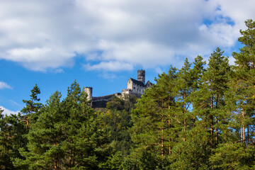 Panoramic view of Bezdez castle