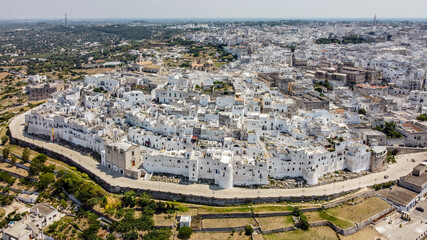 Aerial view of Ostuni 