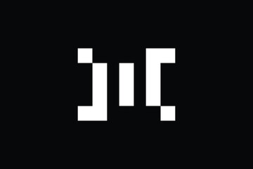 Minimal Innovative Initial MW logo and WM logo. Letter M W WM MW creative elegant Monogram. Premium Business logo icon. White color on black background