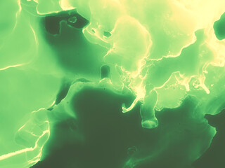 Translucent Picture.  Space Amber Invitation.