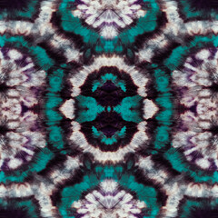 Repeat African Background. Yellow Random Poster.