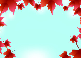 Autumn Leaves Background Illustration