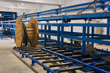 interior of a workshop under construction