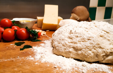
The best ingredients for a pizza: Parmesan, Cherries, Mushrooms and Olive oil
