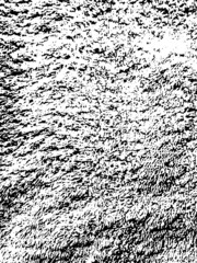 Black soft fluffy texture, textile fabric, transparent background. Grunge, shabby structure. Backdrop for overlay, montage or shading. Abstract vector illustration, eps 10. Easy to recolor.