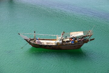 fishing boat in the sea