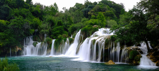 krka waterfalls in split croatia