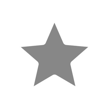 Star grey icon. Rating sign. Win symbol.