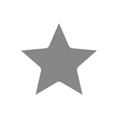 Star gray icon. Rating sign. Win symbol.