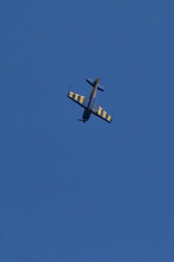 Pilotage of the Yak-152 piston aircraft