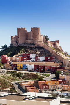 La Alcasaba de Almeria and San Cristobal Hill, Almeria, Andalusia, Spain