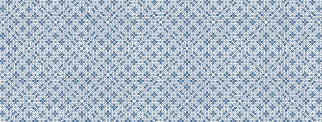 Wzór geometryczny orientalny wschodni styl - mozaika tekstura jasny niebieski stonowany ażurowy wzorek. - obrazy, fototapety, plakaty