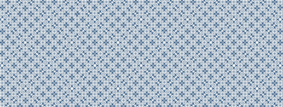 Fototapeta Wzór geometryczny orientalny wschodni styl - mozaika tekstura jasny niebieski stonowany ażurowy wzorek.