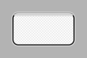 Realistic train window  isolated © magr80