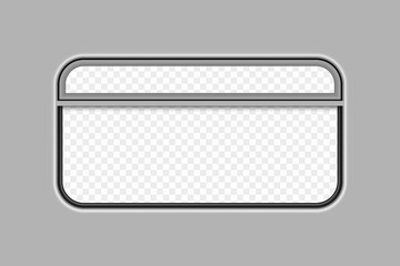 Realistic train window  isolated © magr80