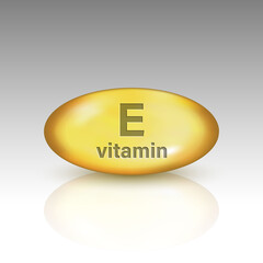 Vitamin E. vitamin drop pill