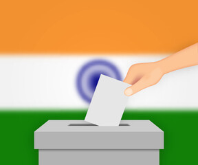India election banner background. Template for your design