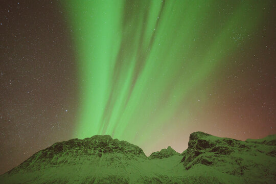 Aurora Borealis, Northern Lights, Troms region, Norway