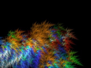 Imaginatory fractal background Image