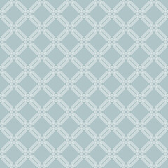 Geometric abstract octagonal background. Geometric abstract ornament. Seamless blue and white modern pattern