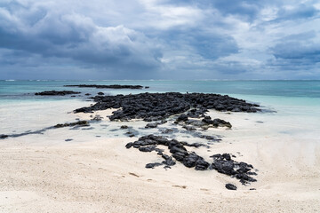 Mauritius beach and sea