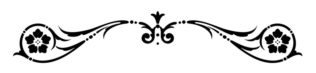 Ornate page separator design