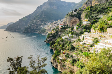 Magnificent view of the Amalfi coast. Italy.