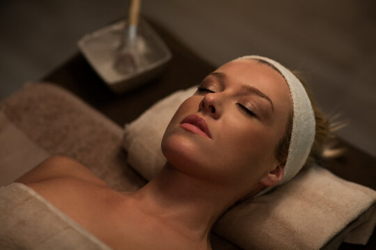 Woman Having a Facial