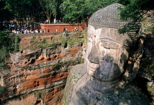 Giant Buddha, Lechan, China, Asia