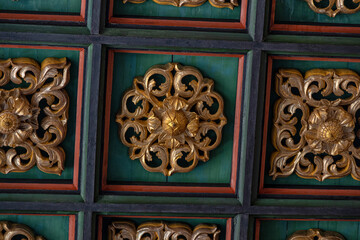 old historic ornaments at the Wawel Royal Castle in Krakow, Poland