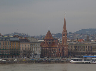 Obraz premium Budapest Square Reformed Church