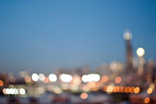 abstract urban skyline