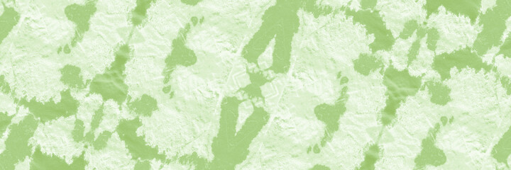 Dirty Tie Dye. Lawny Striped Ethnic Print. Swamp 