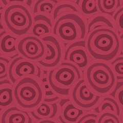 Seamless pattern of beetroot slices