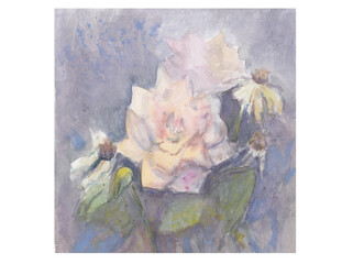 rose watercolor
