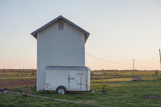 Feed Shed On A Rural Virgina Farm