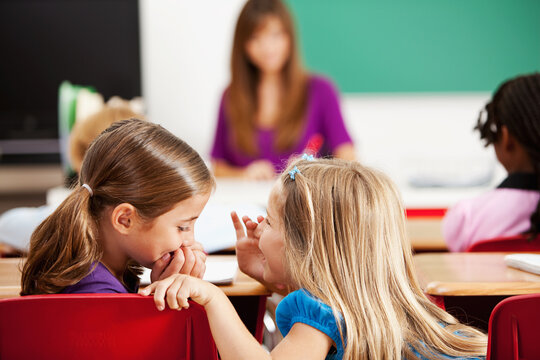 Classroom: Girls Giggling Instead of Working