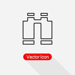 Obraz premium Binoculars Icon vector illustration eps 10
