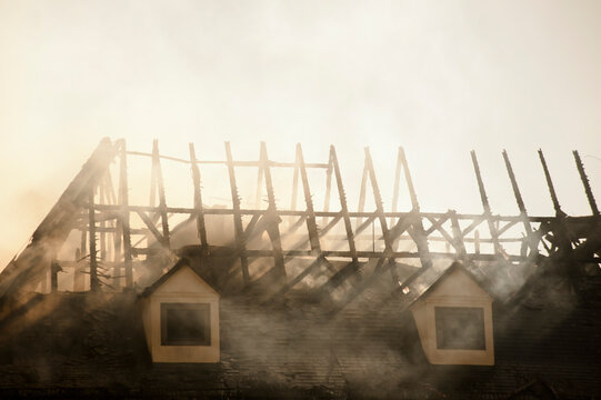 Burnt house