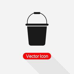 Bucket Icon Vector Illustration Eps10