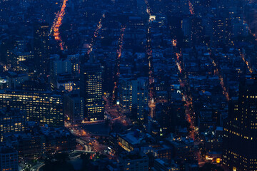 New York Streets by Night