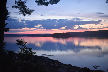sunrise over the ocean
