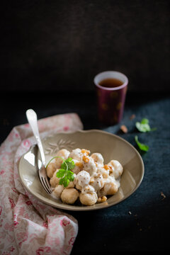 gnocchi with celeriac and potatoes