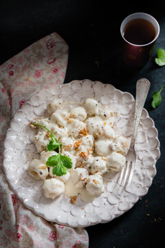 gnocchi with celeriac and potatoes