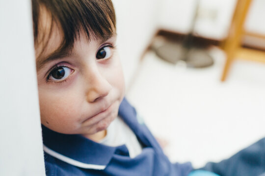 Portrait of a cute child