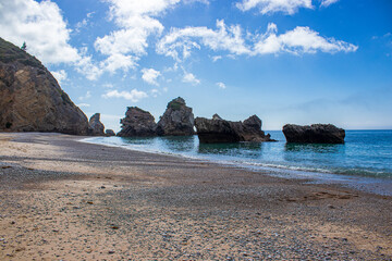 beach and rocks